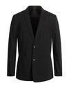 Paolo Pecora Man Blazer Black Size 36 Cotton, Elastane