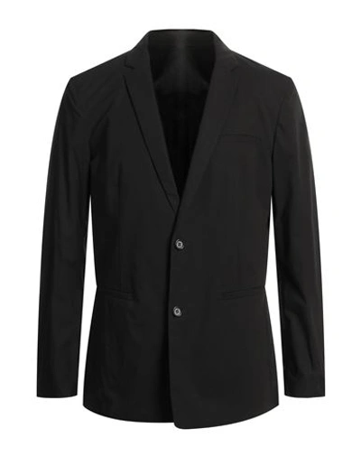 Paolo Pecora Man Blazer Black Size 36 Cotton, Elastane