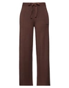 Hinnominate Woman Pants Cocoa Size L Viscose, Polyester, Polyamide In Brown