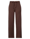 Hinnominate Woman Pants Cocoa Size Xs Viscose, Polyester, Polyamide In Brown