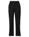 Isabelle Blanche Paris Woman Pants Black Size L Polyester, Viscose, Wool, Elastane In Black