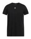 14bros Man T-shirt Black Size Xxl Cotton In Black