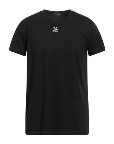 14bros Man T-shirt Black Size Xxl Cotton
