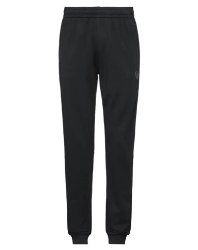 Ea7 Man Pants Black Size M Cotton