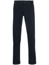 INCOTEX LOGO-EMBROIDERED STRAIGHT-LEG TROUSERS