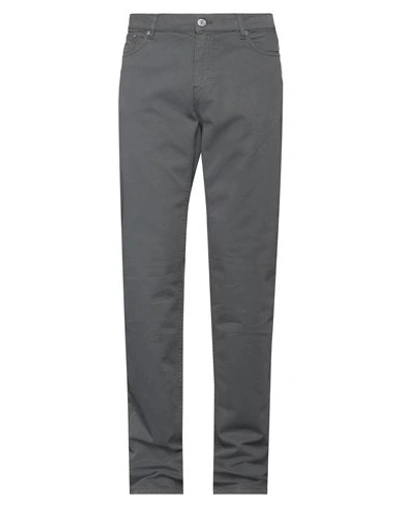 Trussardi Man Pants Grey Size 31 Cotton, Elastane