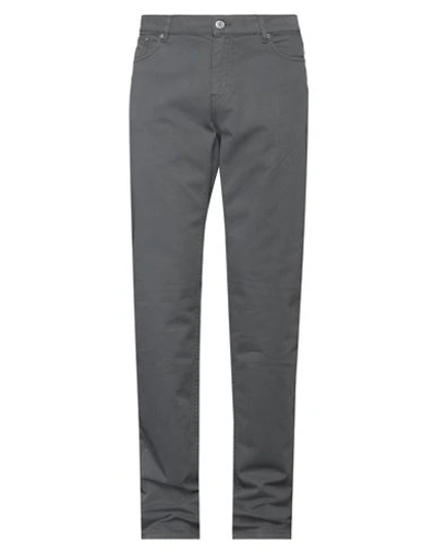 Trussardi Man Pants Grey Size 30 Cotton, Elastane In Grey