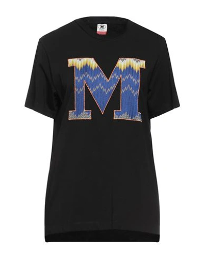 M Missoni Woman T-shirt Black Size Xs Cotton
