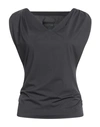 Rrd Woman T-shirt Black Size 10 Polyamide, Elastane