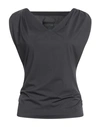 Rrd Woman T-shirt Black Size 4 Polyamide, Elastane