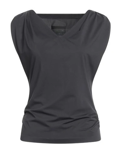 Rrd Woman T-shirt Black Size 10 Polyamide, Elastane