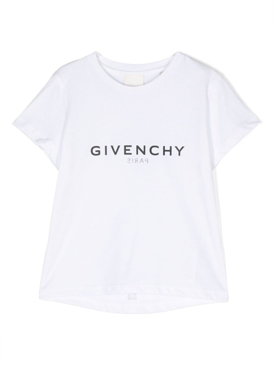 Givenchy Kids' T-shirt With Logo In White