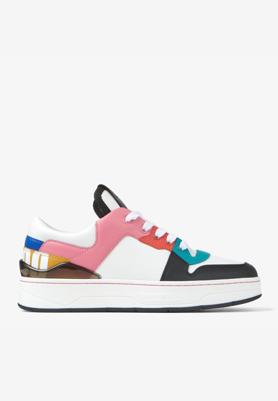 Jimmy Choo Florent Low-top Sneakers In Multicolor