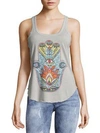 CHASER ABSTRACT DESIGNED TANK TOP,0400094786714
