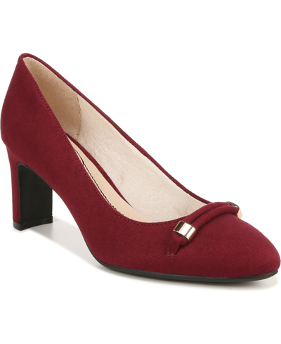 Lifestride Gianna Pumps In Red Microsuede