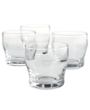 OAKE DOUBLE OLD-FASHIONED GLASSES, SET OF 4, CREATED FOR MACY'S