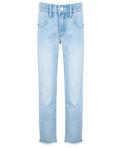 Epic Threads Kids' Big Girls Frayed Hem Skinny-fit Jeans, Created For Macy's In Bright Lt Wash