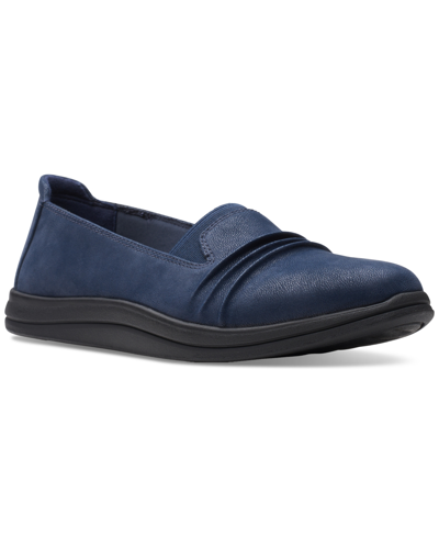 Clarks Women's Breeze Sol Slip-on Flats In Navy