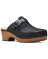 Clarks Paizlee Nora In Black Suede