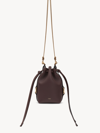 CHLOÉ MARCIE MICRO BUCKET PURPLE SIZE ONESIZE 100% CALF-SKIN LEATHER