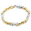 POMPEII3 MEN'S LINK 14K GOLD (53GRAM) OR PLATINUM (85GRAM) 7.5MM BRACELET 8.5"