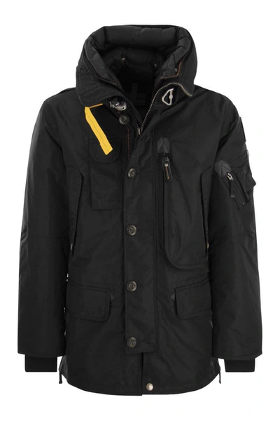 Parajumpers Kodiak - Hooded Jacket In Black