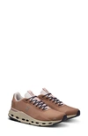 On Cloudnova Form Sneaker In Rosebrown/orchid