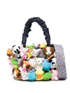 La Milanesa Toys Denim Tote Bag In Multicolour