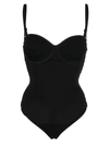 Wolford Mens  Forming Slim-fit Stretch-woven Body In Black