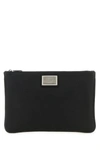 Dolce & Gabbana Dolce&gabbana Pochette Uomo Pelle Nero In Black