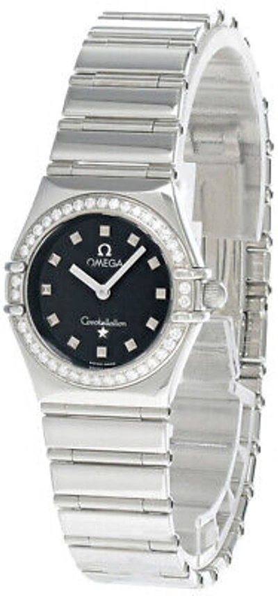 Pre-owned Omega Constellation My Choice Diamond Women's Watch 1475.51.00