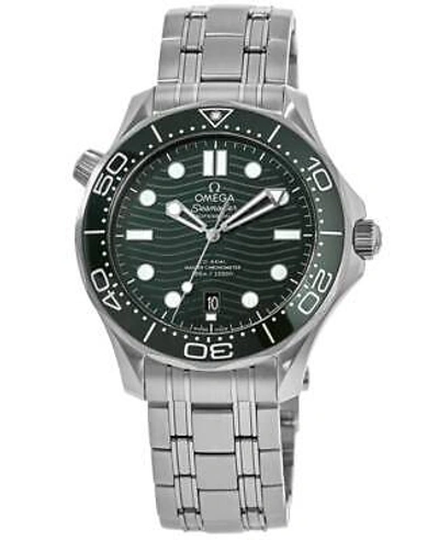 Pre-owned Omega Seamaster Diver 300m Green Dial Men's Watch 210.30.42.20.10.001