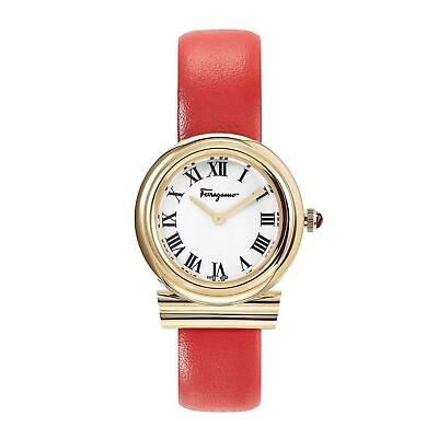 Pre-owned Ferragamo Watch  Sfmv00222 Gancini Women 28mm Stainless Steel