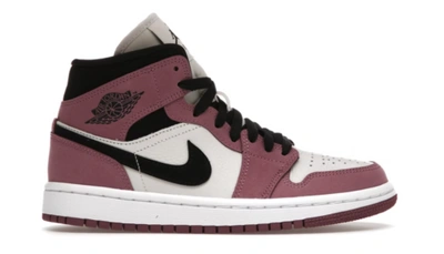 Pre-owned Jordan Air  1 Mid Se Light Mulberry (w) In Red