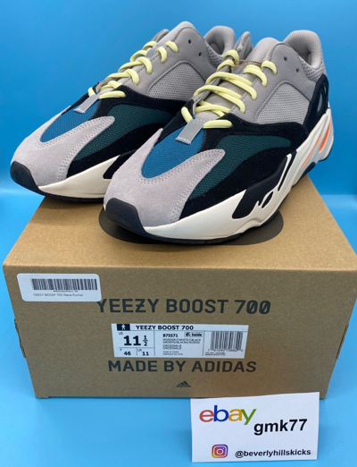 Pre-owned Adidas Originals Adidas Yeezy 700 Wave Runner Brand Deadstock Sizes 6.5 7 11.5 12.5 In Gray