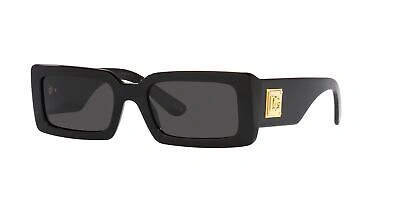 Pre-owned Dolce & Gabbana Dg 4416 Black/grey 53/20/140 Women Sunglasses In Gray