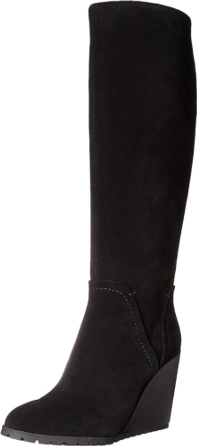 Pre-owned Splendid Women's Patience Knee High Boot In Blksde