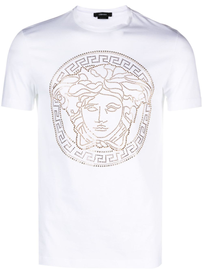 VERSACE T-SHIRT MIT MEDUSA-PRINT