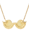 Nevernot Travel Sunglasses Pendant Necklace In Gold