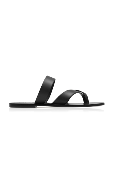 A.emery Carter Leather Sandals In Black