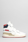 Isabel Marant Oney High Sneakers In White