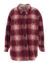 ISABEL MARANT ÉTOILE ISABEL MARANT ÉTOILE HARVELI CHECKED BUTTONED COAT