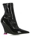 3juin Woman Ankle Boots Black Size 8 Synthetisches Material In Black