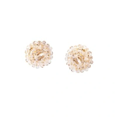 Shrimps Clothing Clear Coral Earrings