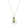 ASHIANA LONDON GREEN ROBIN NECKLACE