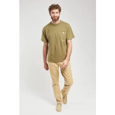 Armor-lux Oliva 79151 Heritage Pocket T Shirt In Green