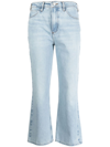 FRAME HIGH 'N' TIGHT HIGH-RISE CROPPED BOOTCUT JEANS