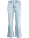 Frame Le Slim Palazzo High Waist Wide Leg Jeans In Blue