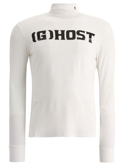 Raf Simons "ghost" Turtleneck Sweater In White