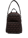 Valentino Toile Iconographe-jacquard Backpack In Brown